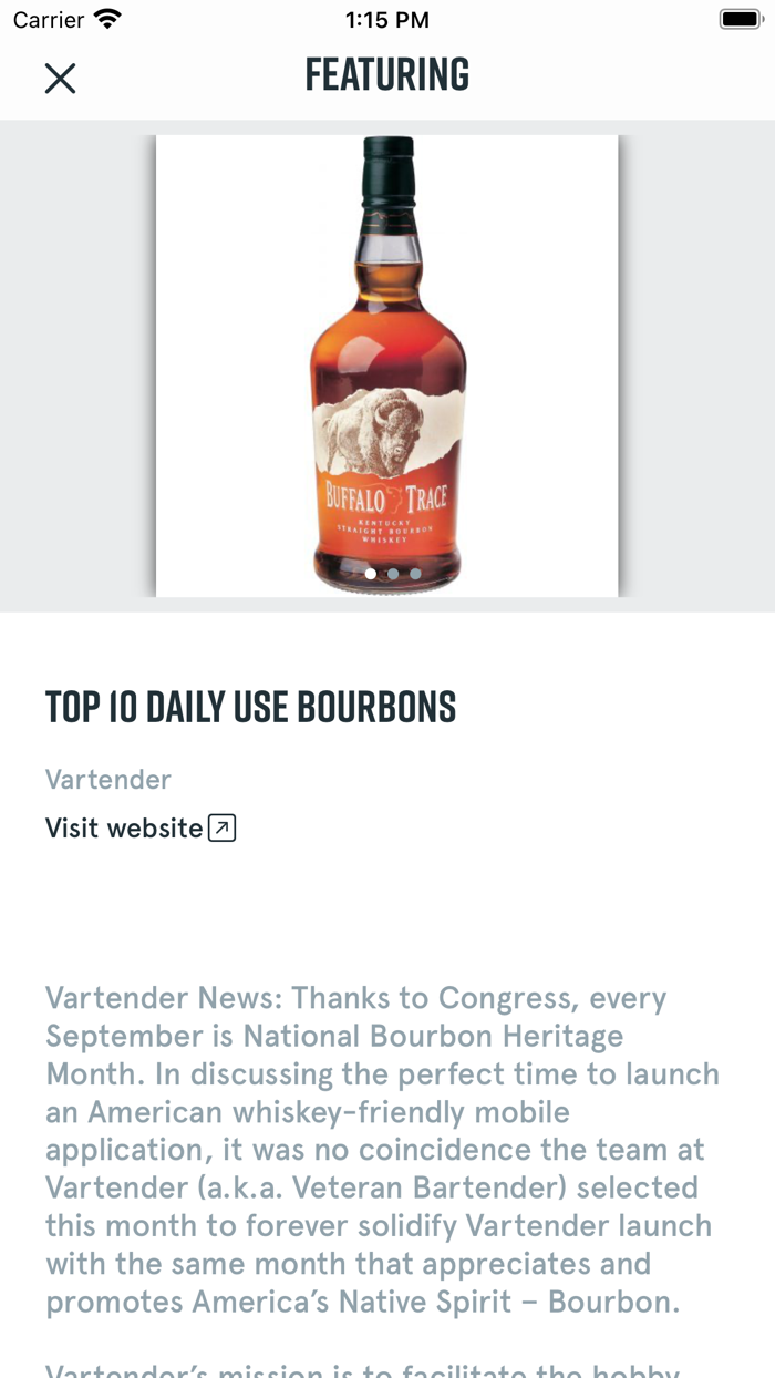 Vartender Whiskey Concierge