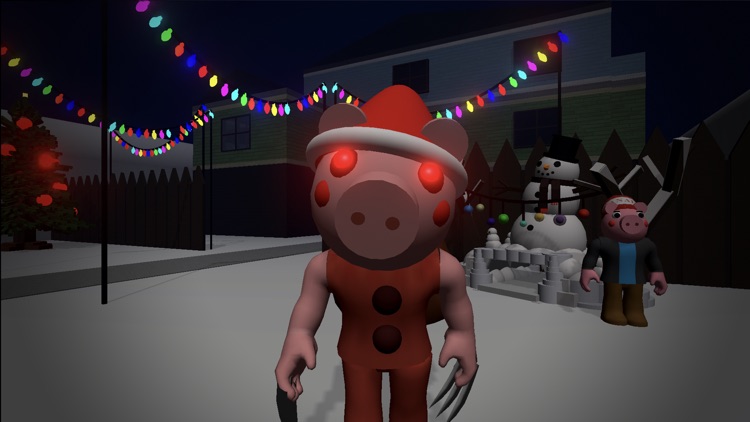 Scary Piggy Santa- Horror Game screenshot-0