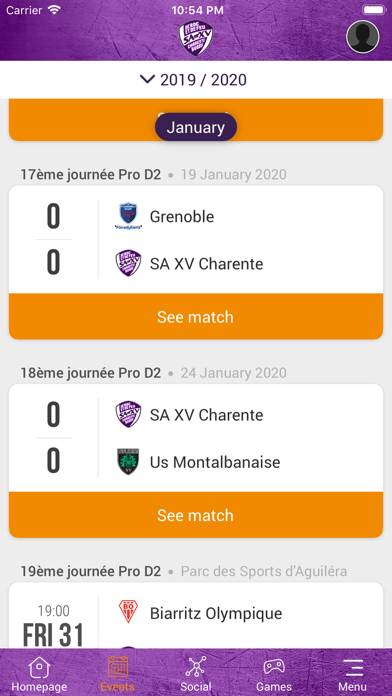 SA XV Charente Rugby screenshot 2