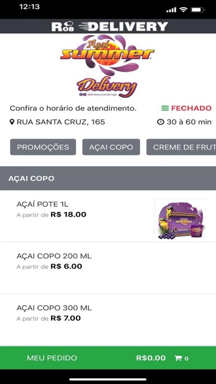 Açaí Summer Delivery