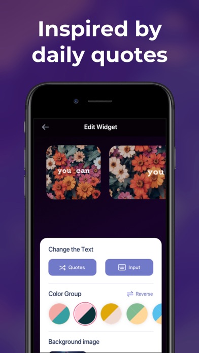 Quote Widget-Edit home screen screenshot 2