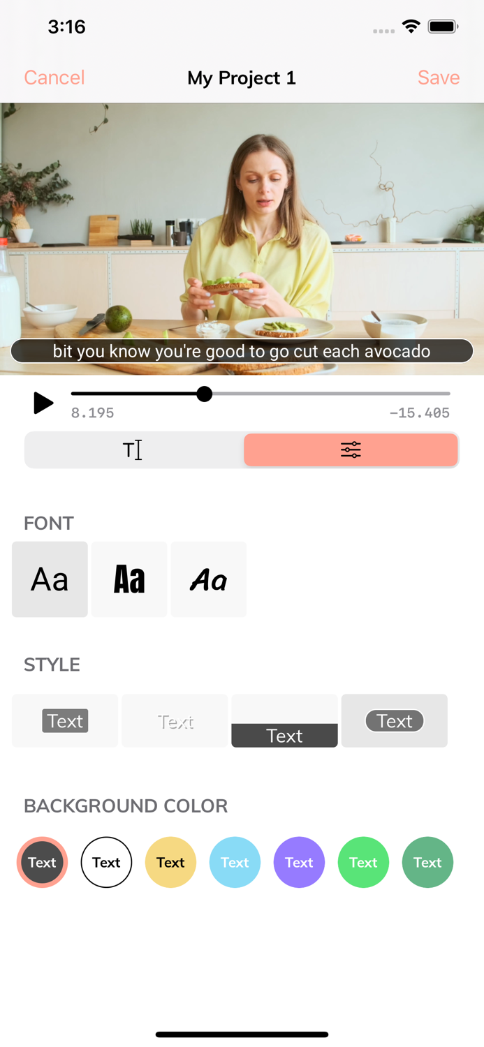 Subtitle - Automatic Captions