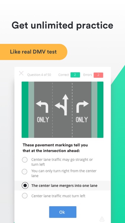 DMV Driving Test Driver Start