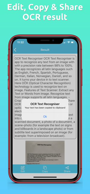 ‎OCR Text Recogniser Screenshot