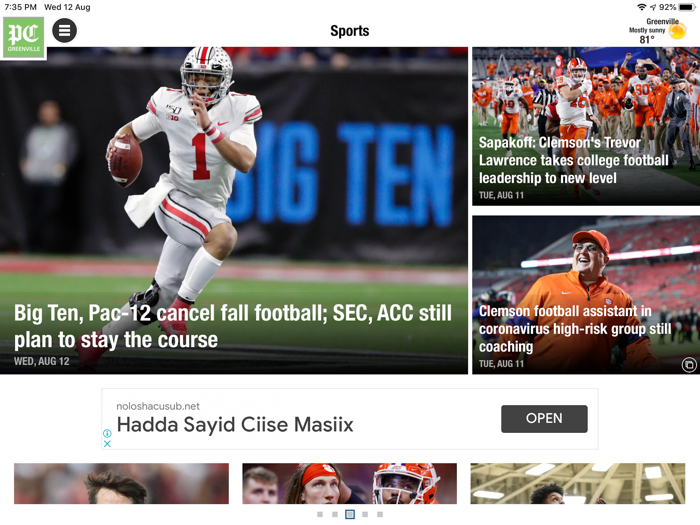 Post and Courier Greenville