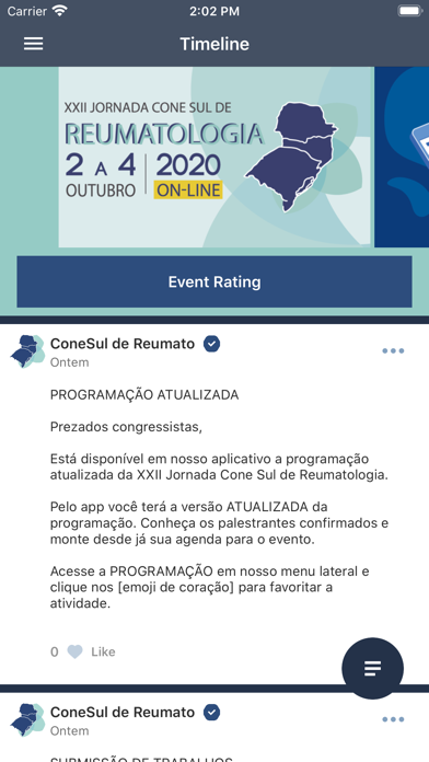 Cone Sul Reumato 2020 screenshot 3