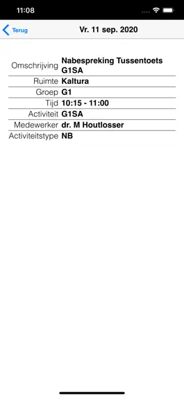 Game screenshot LUMC Onderwijsroosters hack