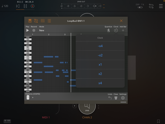 LoopBud - AUv3 MIDI Recorder screenshot 2