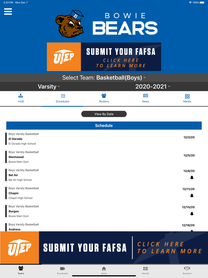 El Paso ISD Athletics