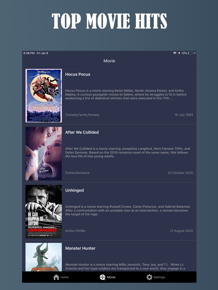 Tuner Radio Movies Player