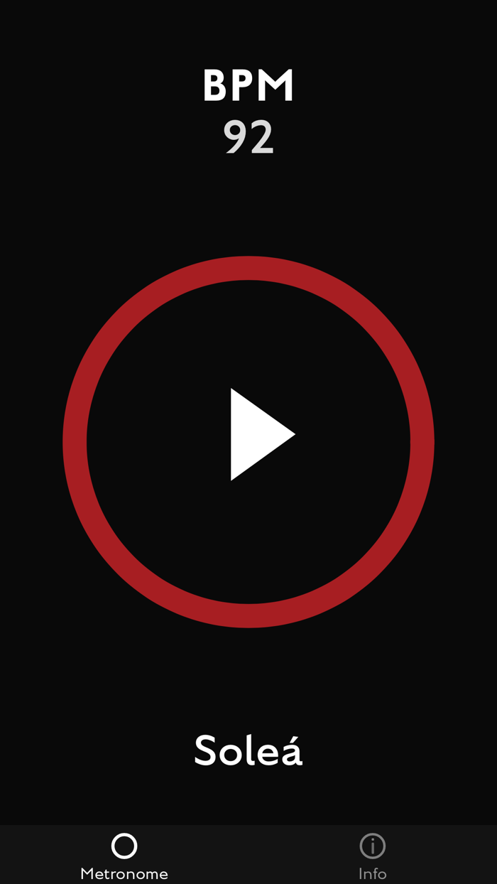 Compás, a flamenco metronome