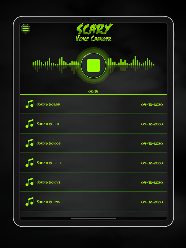 ‎Scary Voice Changer & Recorder Screenshot