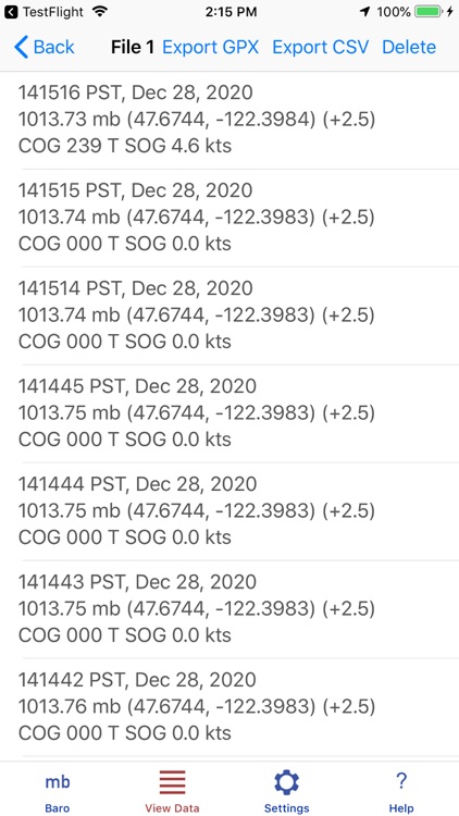 Marine Barograph screenshot-5