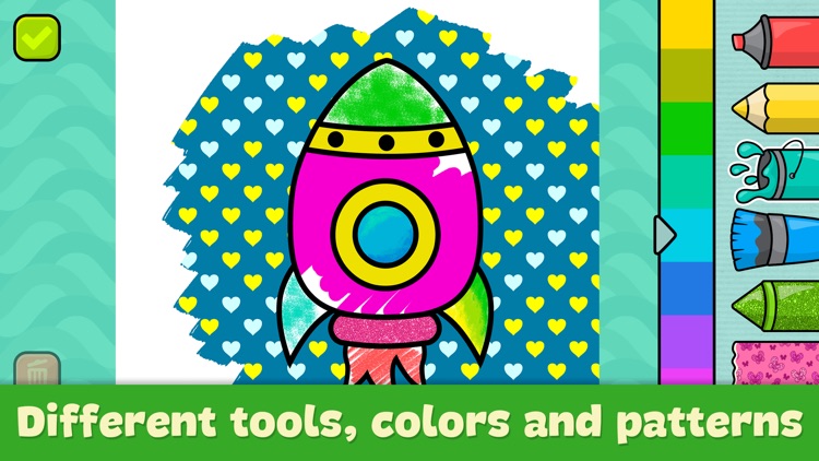 Baby coloring book for kids 2+