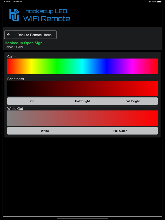 Hookedup WiFi LED Remote