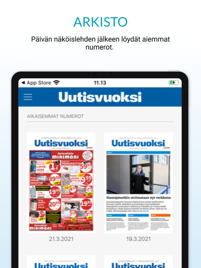 Uutisvuoksi, päivän lehti