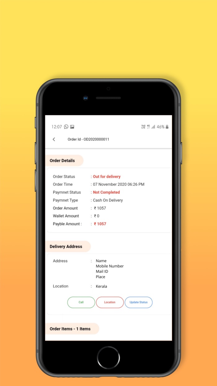 ANAARFRESH - Delivery Partner