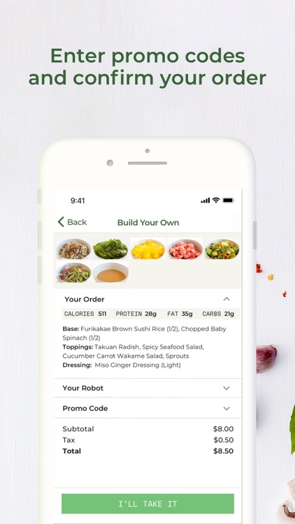 Chowbotics screenshot-5