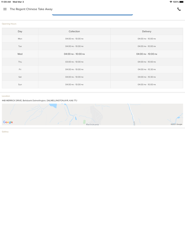 The Regent Chinese Take Away