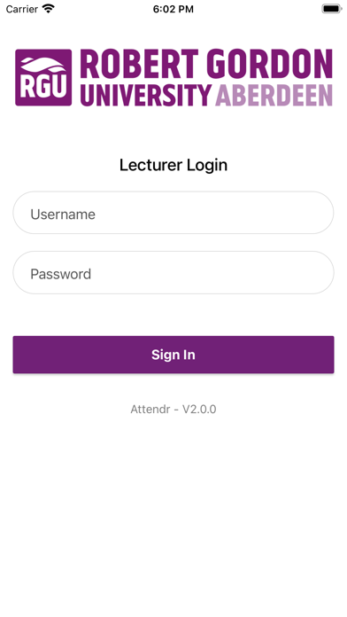 How to cancel & delete RGU Attend Lecturer from iphone & ipad 2