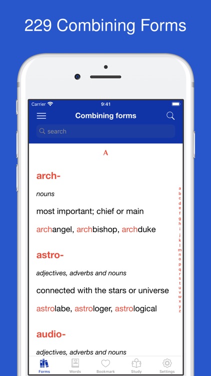 Combining Forms Dictionary screenshot-0