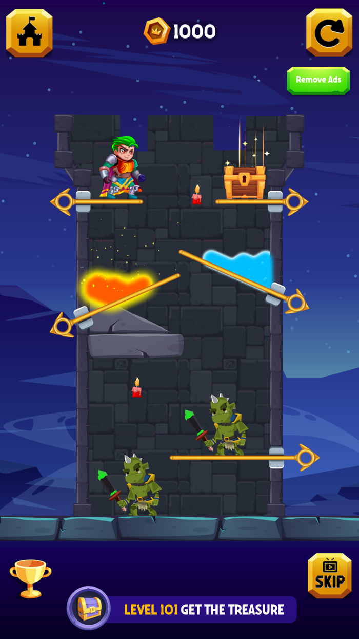 Hero escape 2 Pull out games