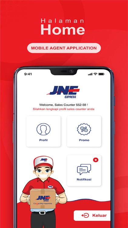 JNE Mobile Agent