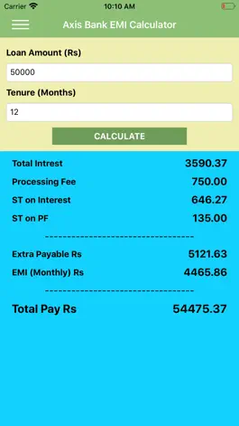 Game screenshot Balance EMI Calculator apk