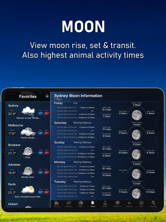 AUS Weather for iPad HD screenshot-8