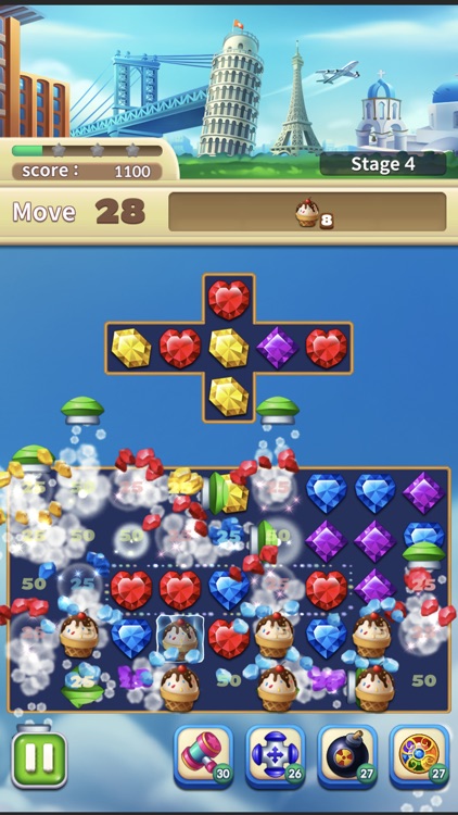 Jewels World Match 3 Puzzle screenshot-7