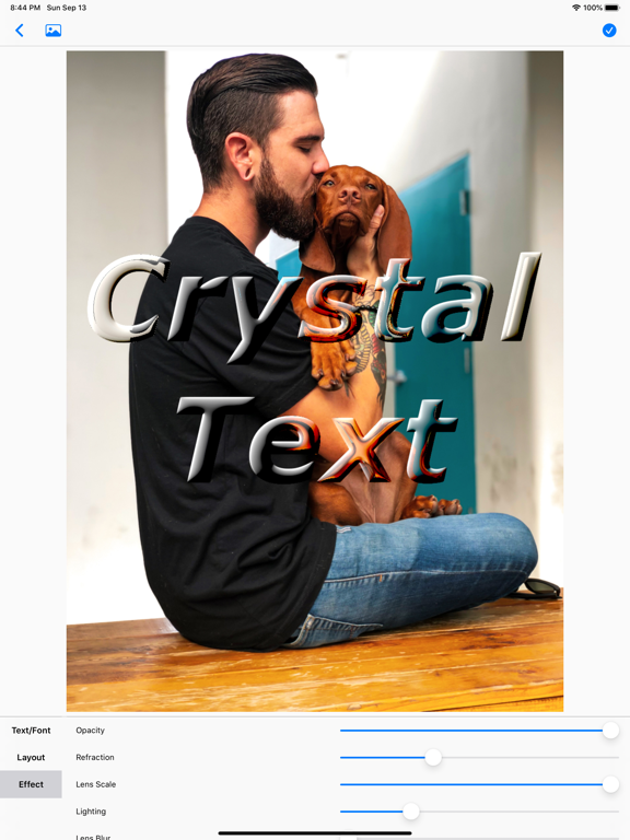 Crystal Text
