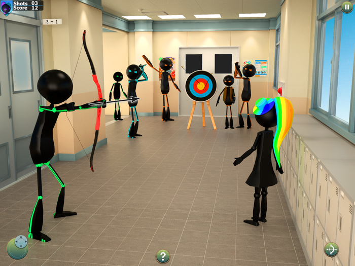 Virtual Stick High School Girl