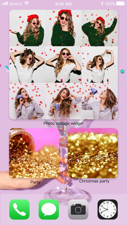 Photos Collage Widget