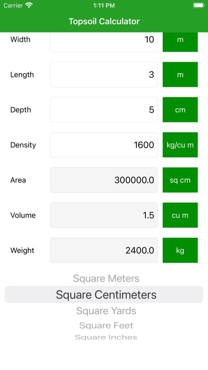 Topsoil Calculator Pro screenshot-4