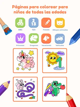 Captura de Pantalla 1 Keiki Colorear Juegos de niños iphone