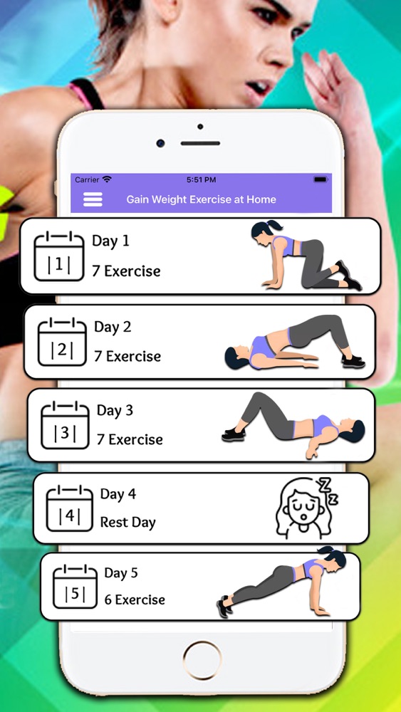 Gain Weight Exercise at Home App for iPhone Free Gain Weight Exercise at Home App for iPhone Free