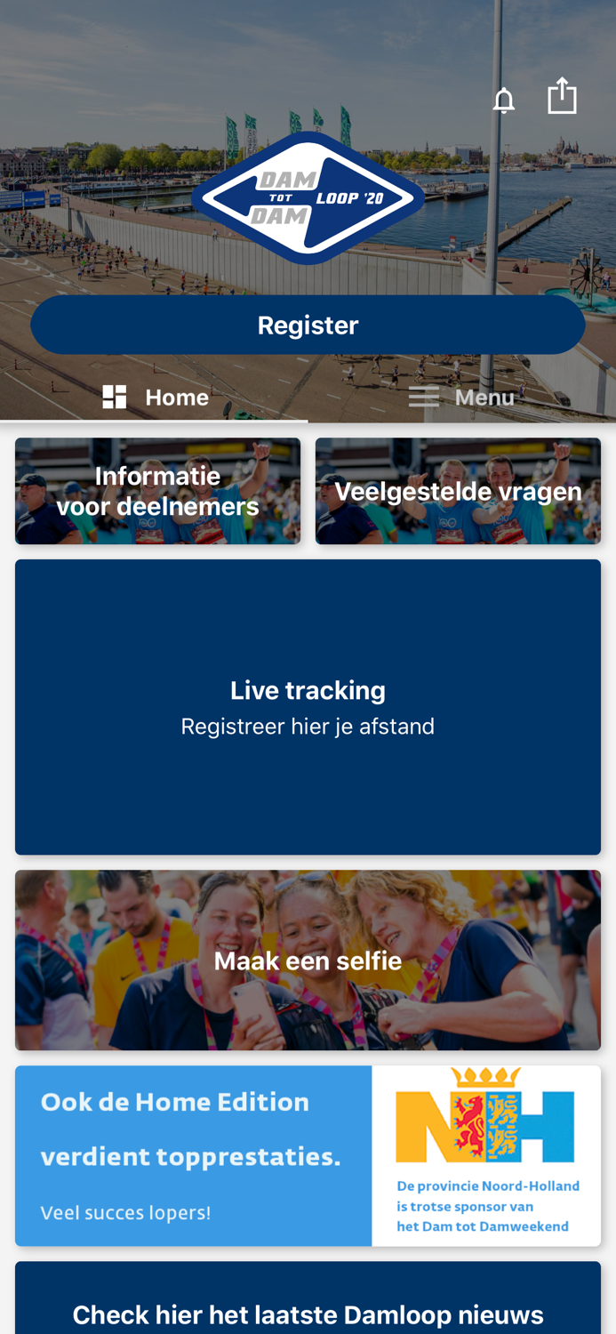 Dam tot Damloop Home Edition