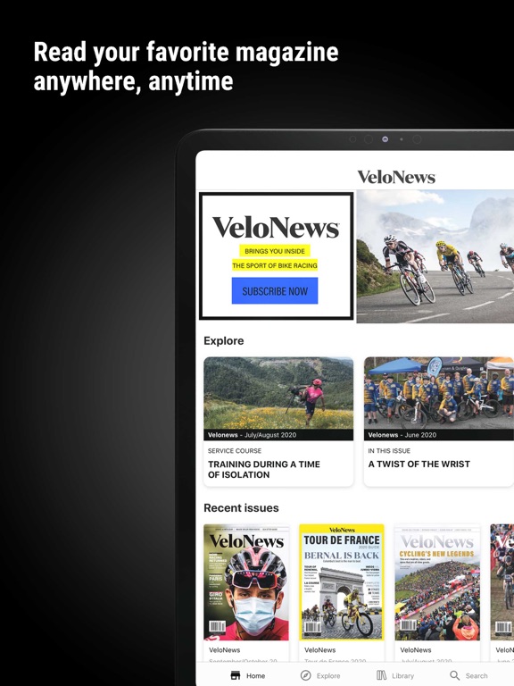 Velonews Magazine screenshot