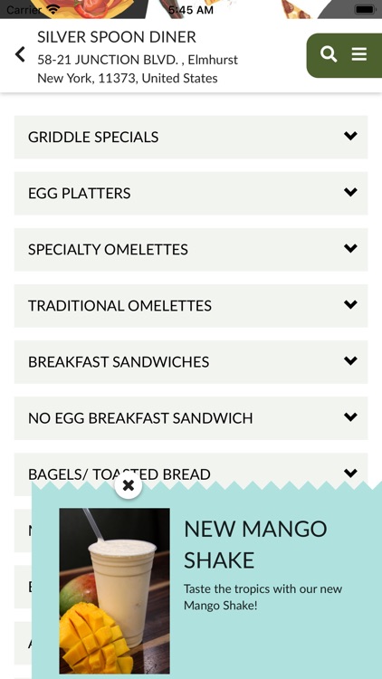 Silver Spoon Diner - NY screenshot-5