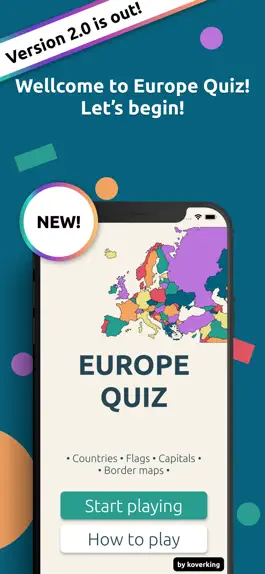 Game screenshot Europe Quiz: Flags & Capitals mod apk