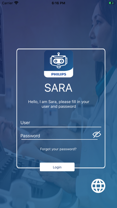 SARA Philips screenshot 2