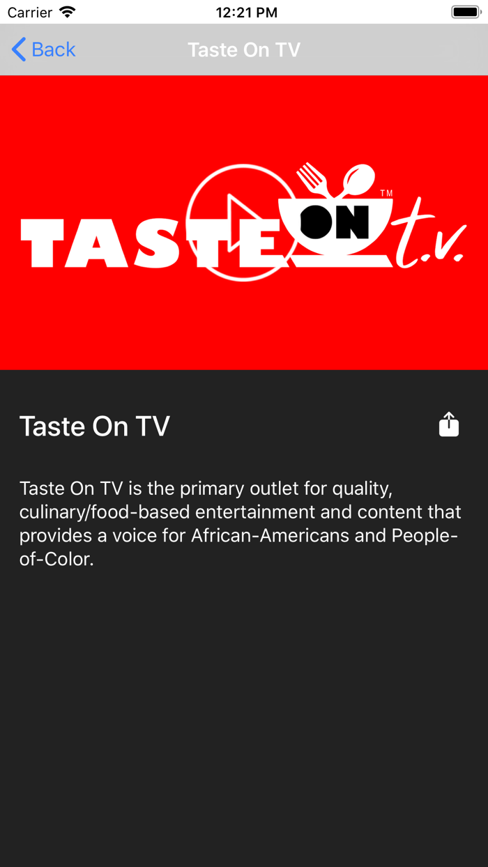 Taste On Tv