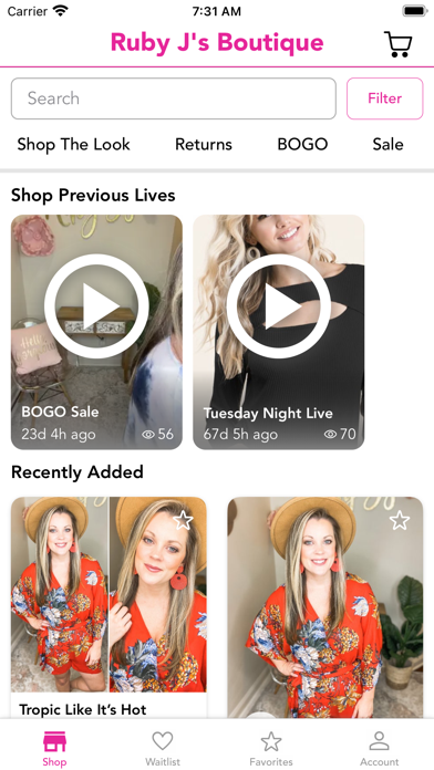 Ruby J's Boutique screenshot 2