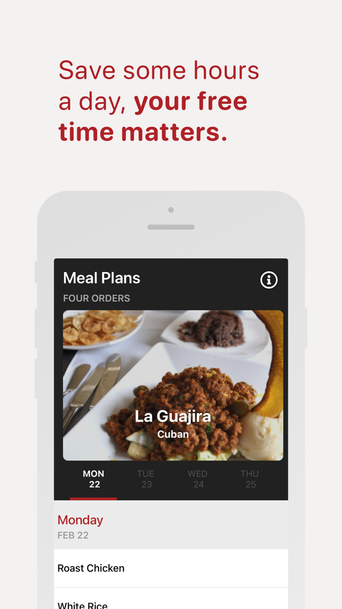 Kantina Meal Plan Order