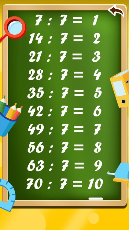 Division tables screenshot-3