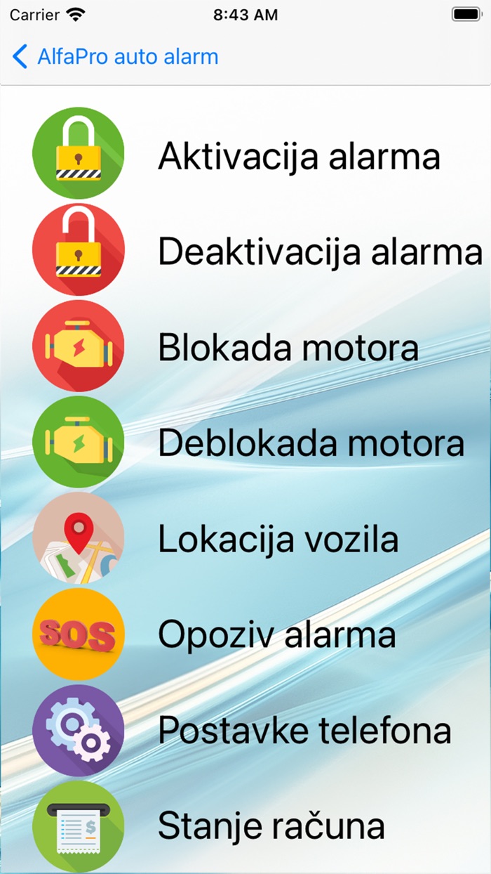 AlfaPro auto alarm