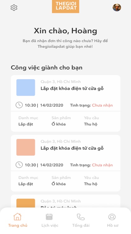 Thegioilapdat - App cho Thợ