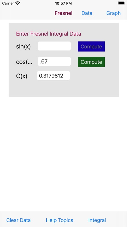 Fresnel Integral Calculator screenshot-8