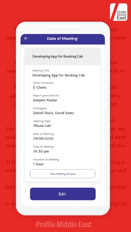 Meeting minutes PME screenshot-3