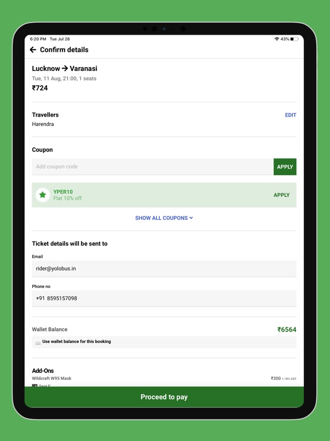 YoloBus - Bus Ticket Booking on the App Store